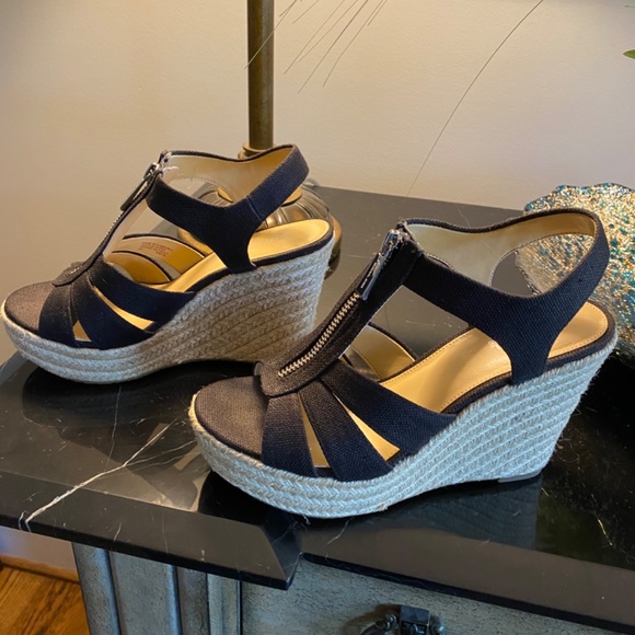 Michael Kors Black Wedges - Picture 2 of 4